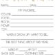 Printable Time Capsule Questions for Adults