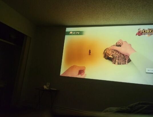 Dark Spot on Projector Image