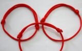 Tying a Red String Bracelet