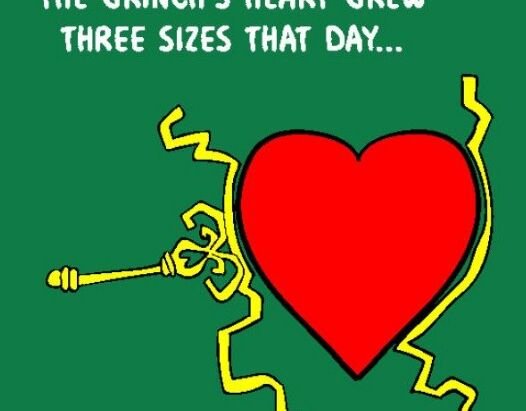 How Many Sizes Did the Grinch's Heart Grow