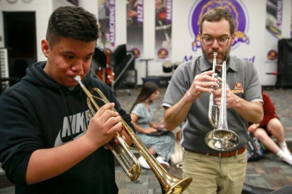 Georgia became band directors in Iowa