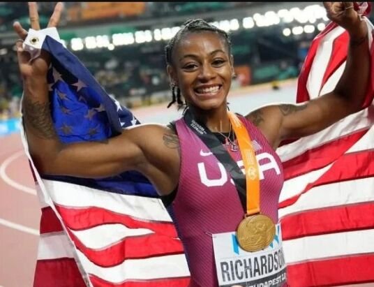 Sha’Carri Richardson claims 100m gold