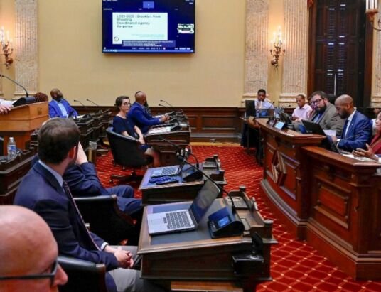 response to mass shooting in Brooklyn Homes