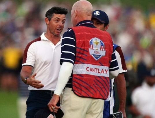 Caddy’s hat trick sparks drama at Ryder Cup