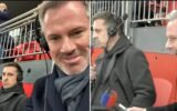 Gary Neville’s hilarious reaction to Jamie Carragher’s dig on Sky Sports