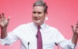 Starmer delivers a serious speech with a touch of rock’n’roll