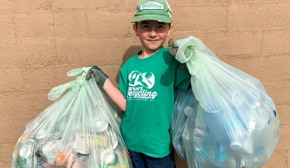 How a 14-year-old boy turned his passion for recycling into a thriving business
