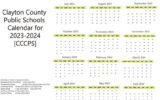 Clayton County Schools Announce 2024-25 Calendar with Two Distance Learning Days