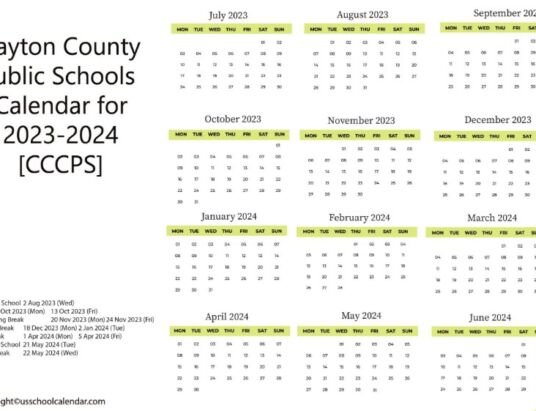 Clayton County Schools Announce 2024-25 Calendar with Two Distance Learning Days