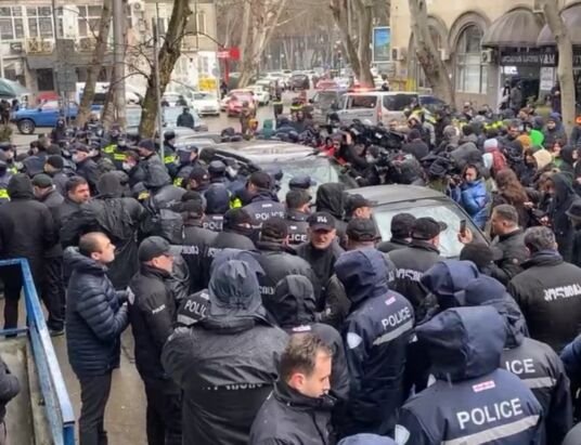 Tbilisi Residents Protest Against Forced Evictions
