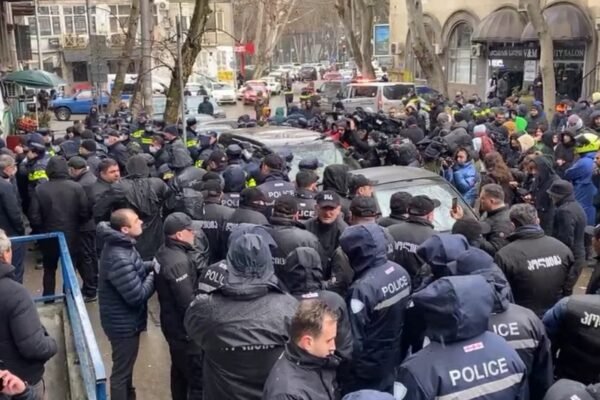 Tbilisi Residents Protest Against Forced Evictions