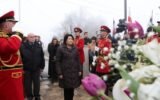 Georgian President Honors Fallen Cadets of 1921