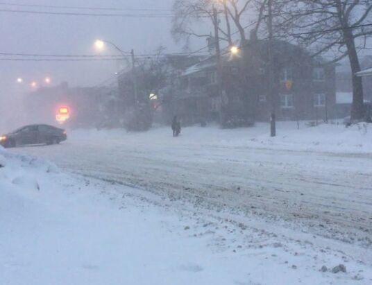 Winter Storm Hits Georgia with Snow and Strong Wind