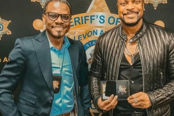 Chris Tucker Clayton County honorary deputy badge ceremony