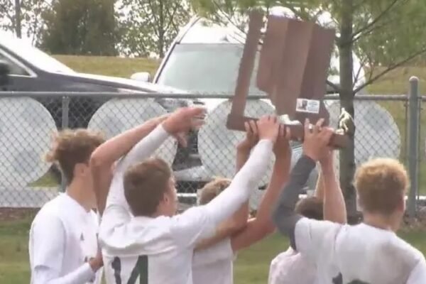 Forest Park High School boys soccer team action