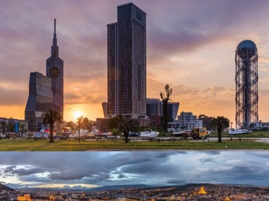 Georgia economic growth skyline