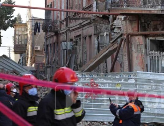 Tbilisi Avlabari district building collapse