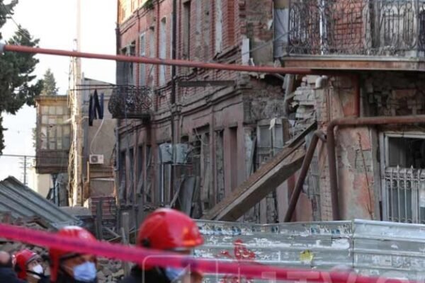Tbilisi Avlabari district building collapse