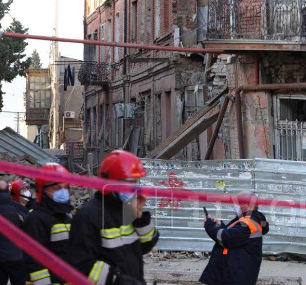 Tbilisi Avlabari district building collapse