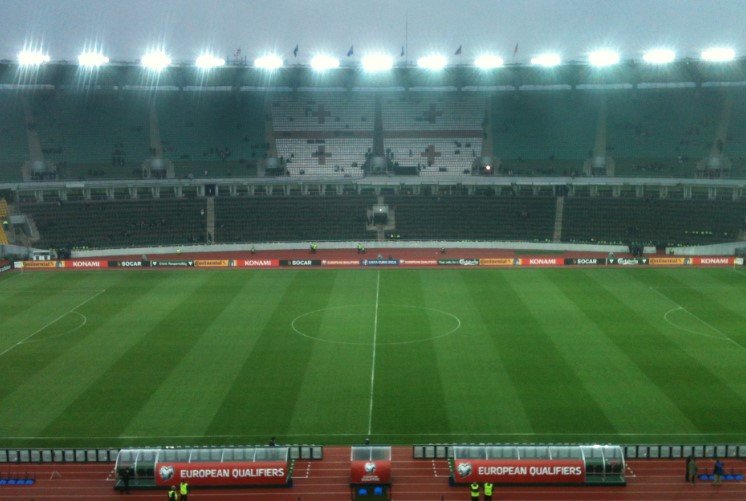 Tbilisi Dinamo Arena football night