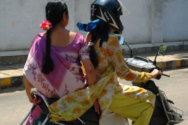 Women on scooters