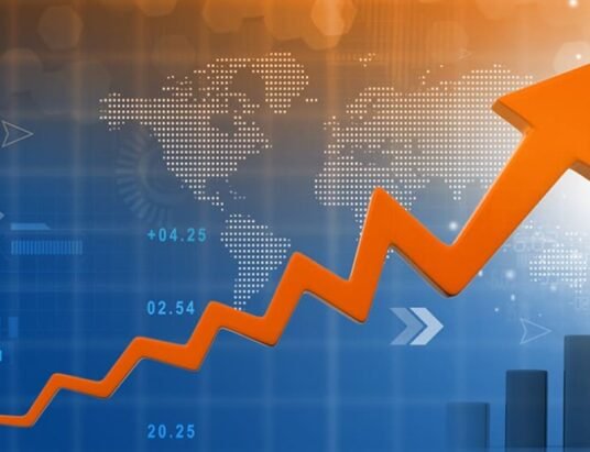 Economic growth chart.