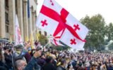 Georgia Parliament Protest Rally