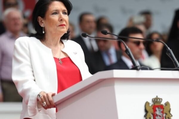 Georgian President democracy stand