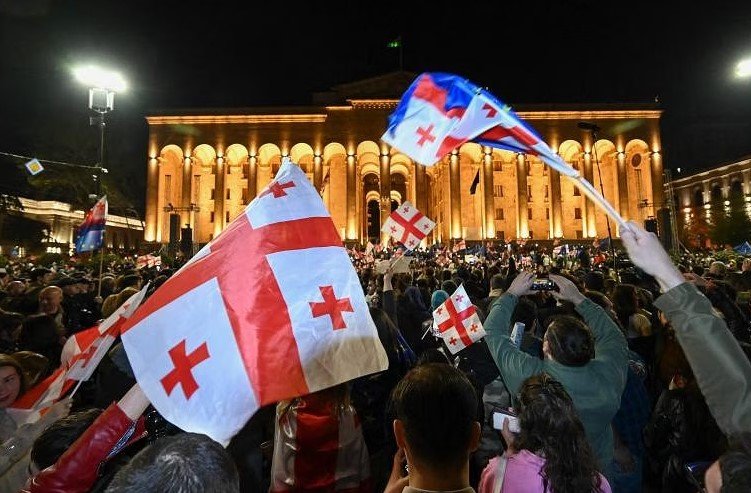 Tbilisi protest against foreign influence law