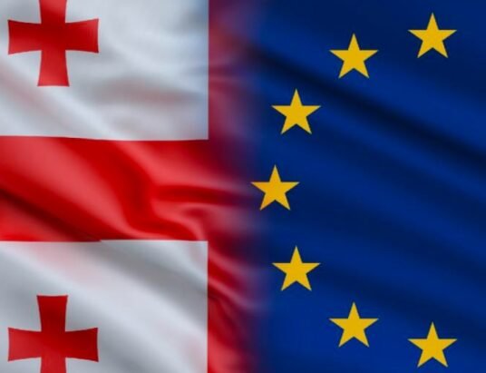 Georgia EU flag