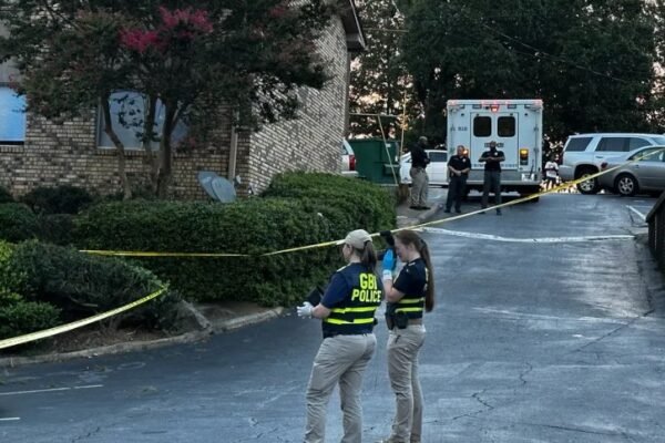 Forest Park crime scene investigation