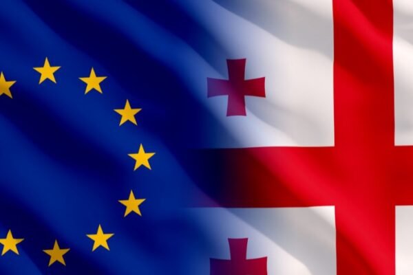 Georgia-EU flag