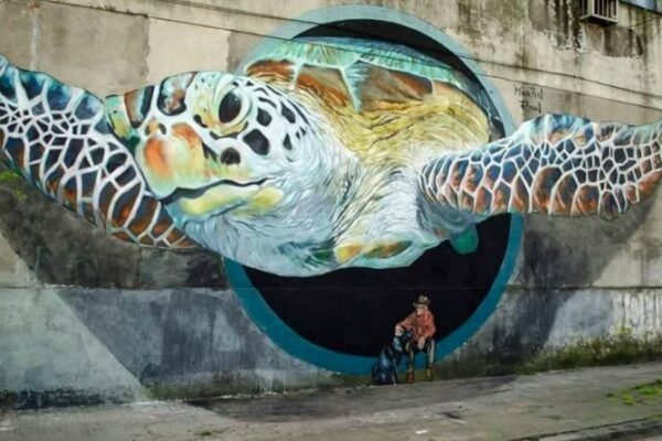 Street art graffiti
