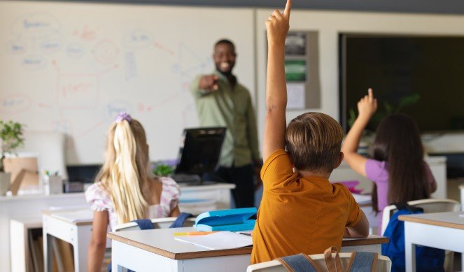 students in classroom