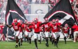 Georgia football team celebration