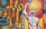 Georgian mosaic mural restoration