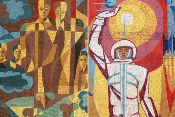 Georgian mosaic mural restoration