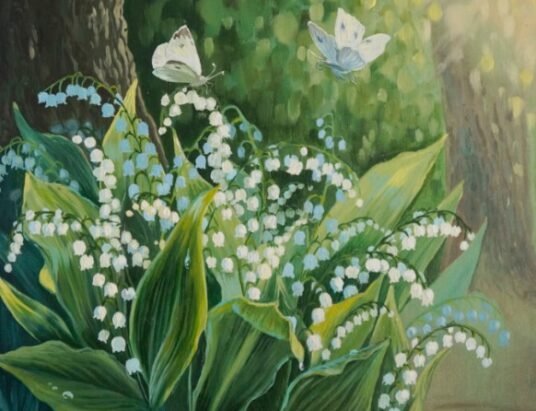 lilies of the valley art of love and nature