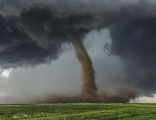 powerful tornado in indiana fields