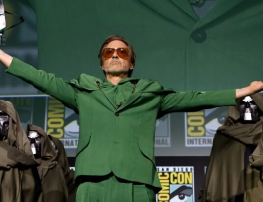 robert downey jr comic con doctor doom