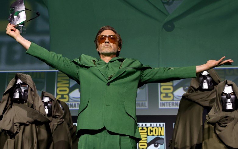 robert downey jr comic con doctor doom