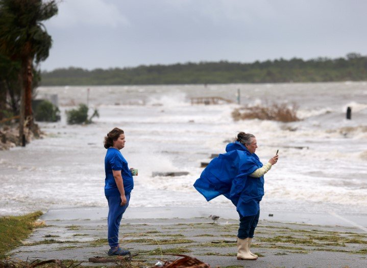hurricane debby approaching south georgia
