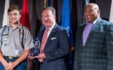 jrotc instructors receiving awards
