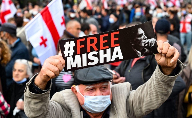 nika melia attacked georgia politics
