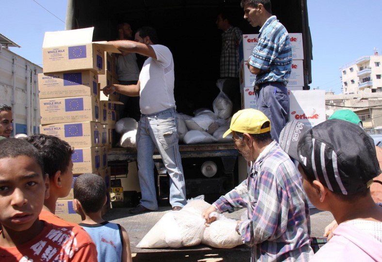 uae humanitarian aid in gaza strip
