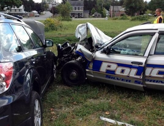 Clayton County Police officer vehicle accident