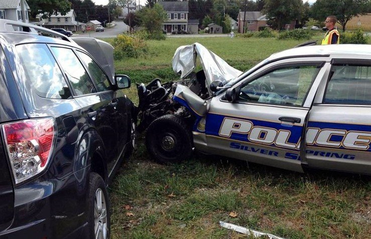Clayton County Police officer vehicle accident