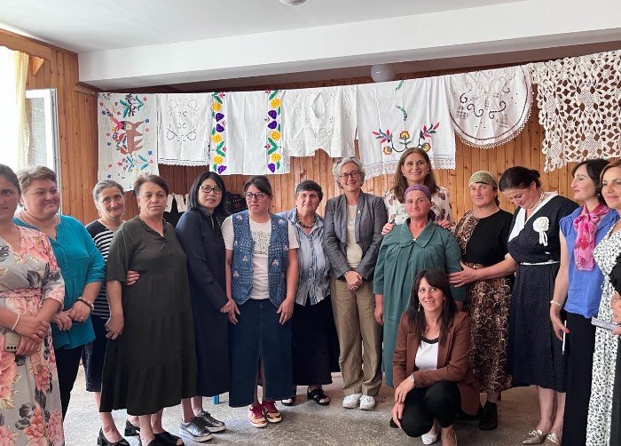 ambassador hovland meets women entrepreneurs in guria