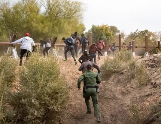 border police arresting illegal crossers in georgia