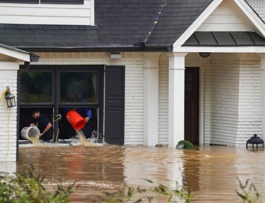 tropical storm helene flooding power outages